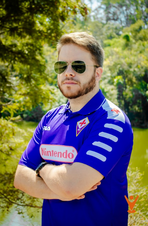 Camisa Fiorentina 1998  //   Retrô (NINTENDO)