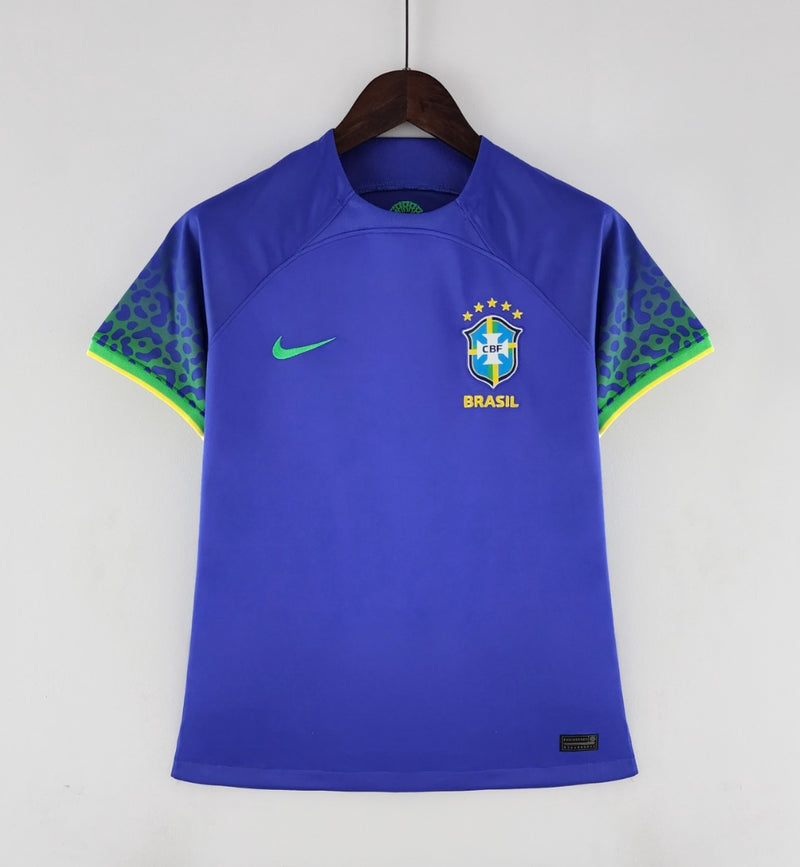 Camisa Brasil Feminina Azul Nike 2022