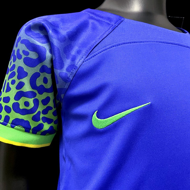 Kit Infantil Brasil Azul Nike 2022