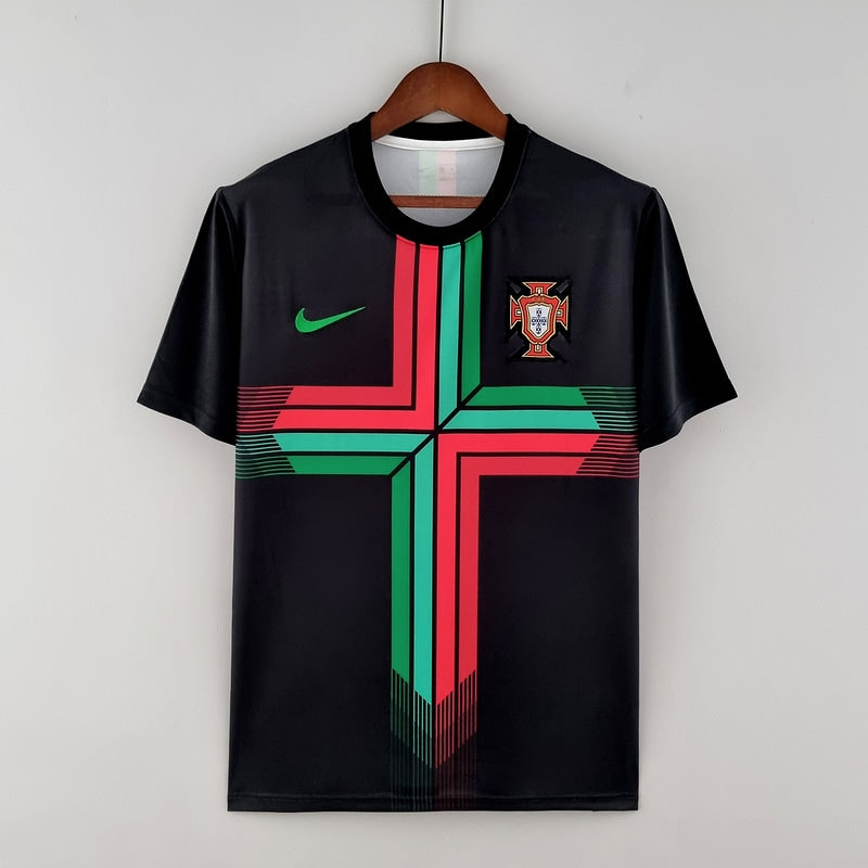 Camisa Portugal Nike 2022 Preta